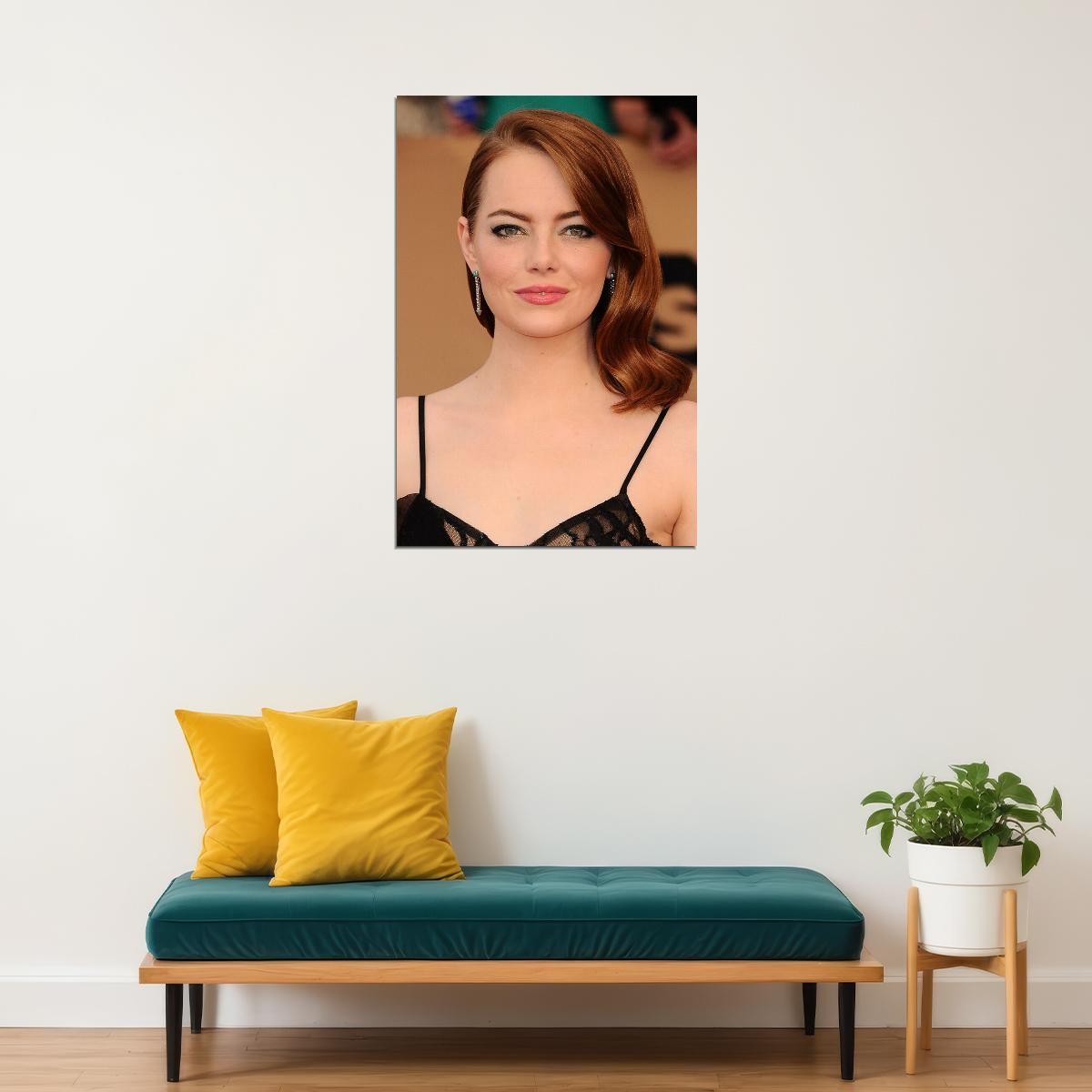 Emma Stone Celebrity Tv Series Actress Artist Poster Wall Art Print Home Wall Decor - xonomax