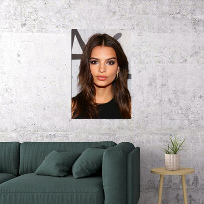 Emily Ratajkowski Celebrity Movie Actor Model Poster Wall Art Print Home Wall Decor - xonomax