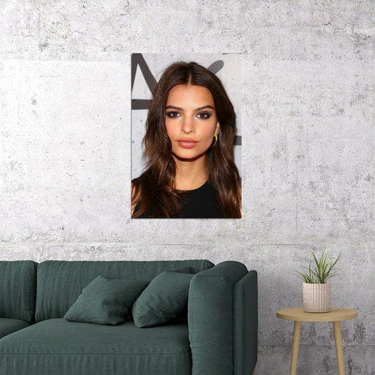Emily Ratajkowski Celebrity Movie Actor Model Poster Wall Art Print Home Wall Decor - xonomax