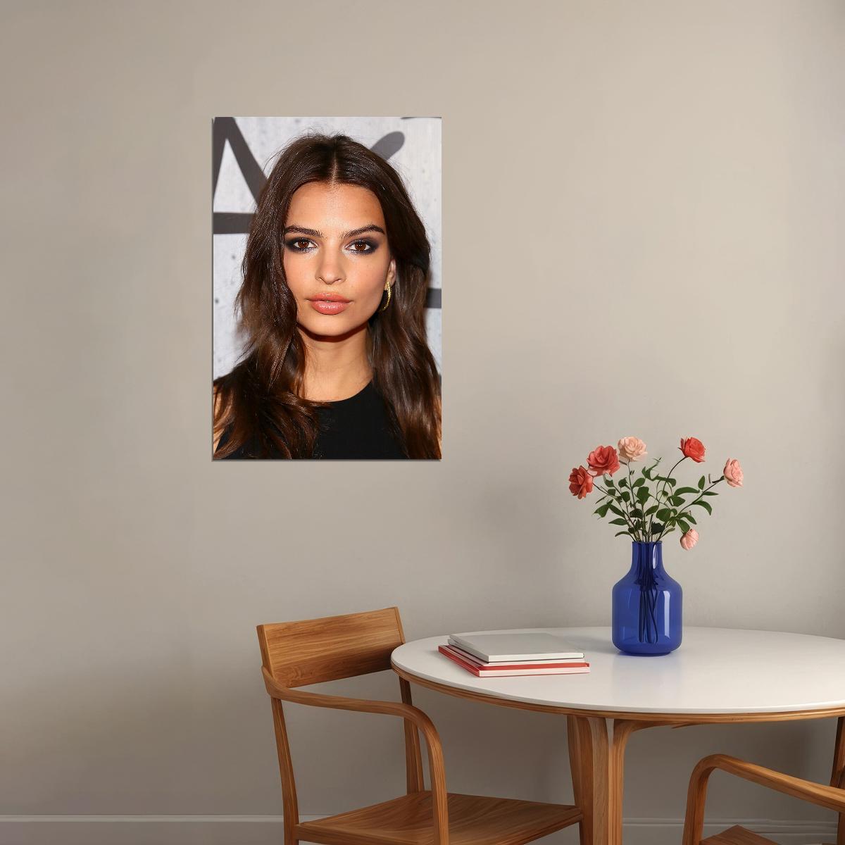Emily Ratajkowski Celebrity Movie Actor Model Poster Wall Art Print Home Wall Decor - xonomax