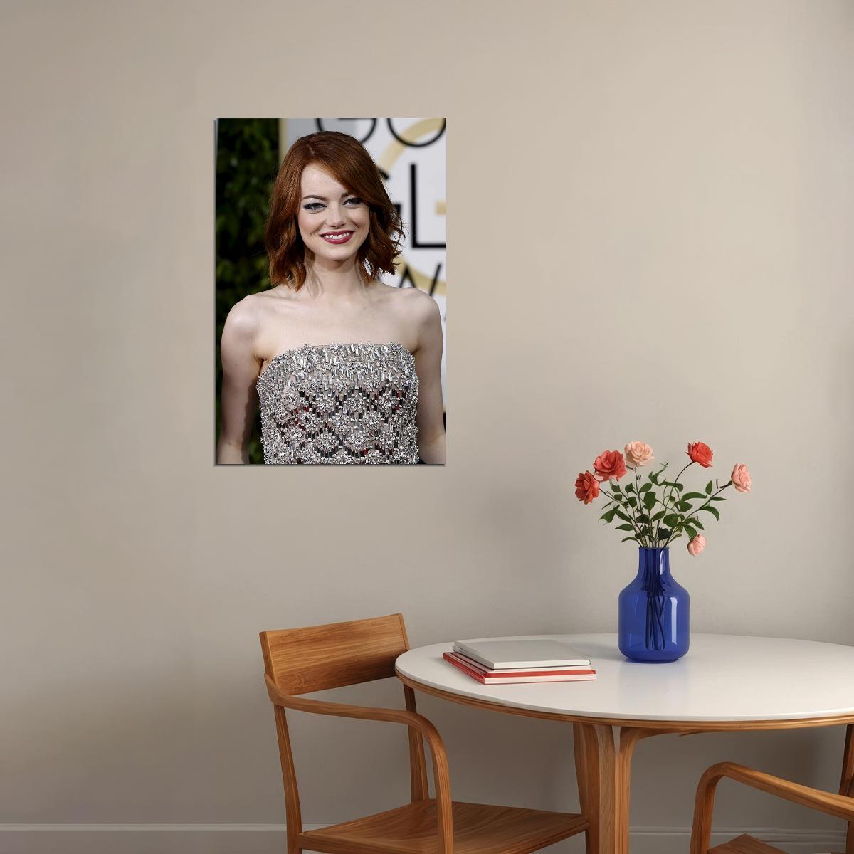 Emma Stone Celebrity Tv Series Actor Artist Poster Wall Art Print Home Wall Decor - xonomax