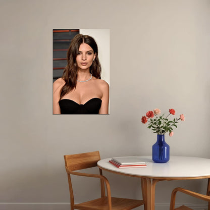 Emily Ratajkowski Celebrity Cinema Actor Model Poster Wall Art Print Home Wall Decor - xonomax