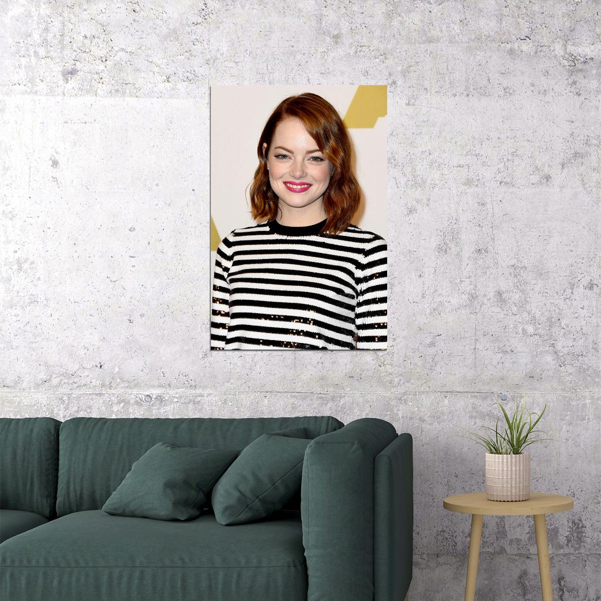 Emma Stone Celebrity Female Actor Artist Poster Wall Art Print Home Wall Decor - xonomax