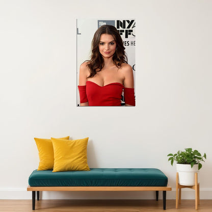 Emily Ratajkowski Celebrity Cinema Actress Model Poster Wall Art Print Home Wall Decor - xonomax