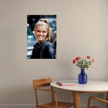 Nina Agdal Celebrity Beauty Model Movie Actor Poster Wall Art Print Home Wall Decor - xonomax