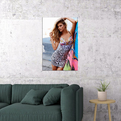 Nina Agdal Celebrity Model Cinema Actress Poster Wall Art Print Home Wall Decor - xonomax