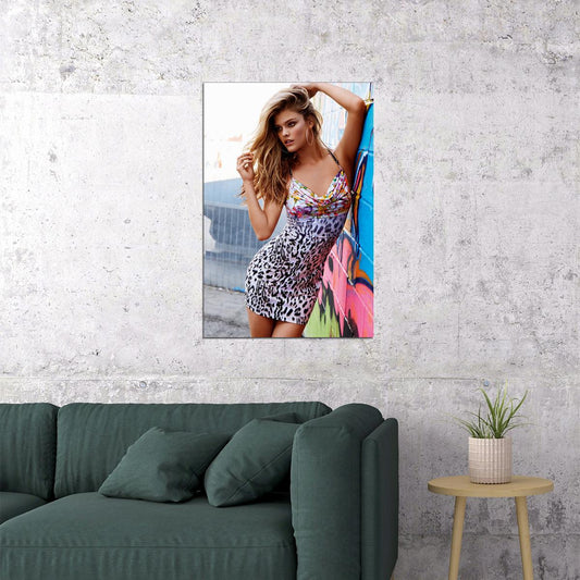 Nina Agdal Celebrity Model Cinema Actress Poster Wall Art Print Home Wall Decor - xonomax