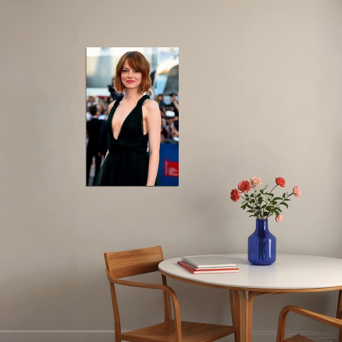 Emma Stone Celebrity Cinema Actress Artist Poster Wall Art Print Home Wall Decor - xonomax