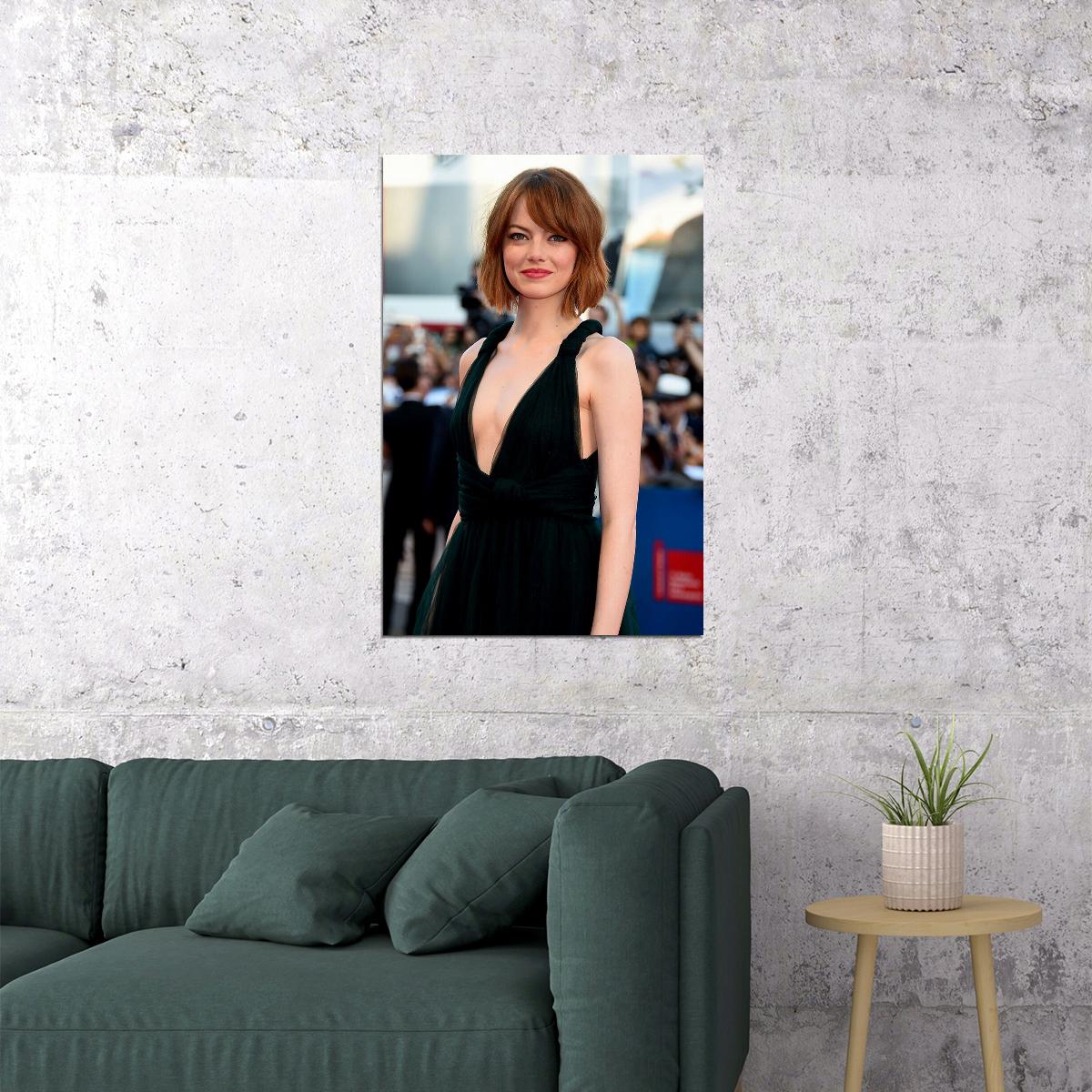 Emma Stone Celebrity Cinema Actress Artist Poster Wall Art Print Home Wall Decor - xonomax