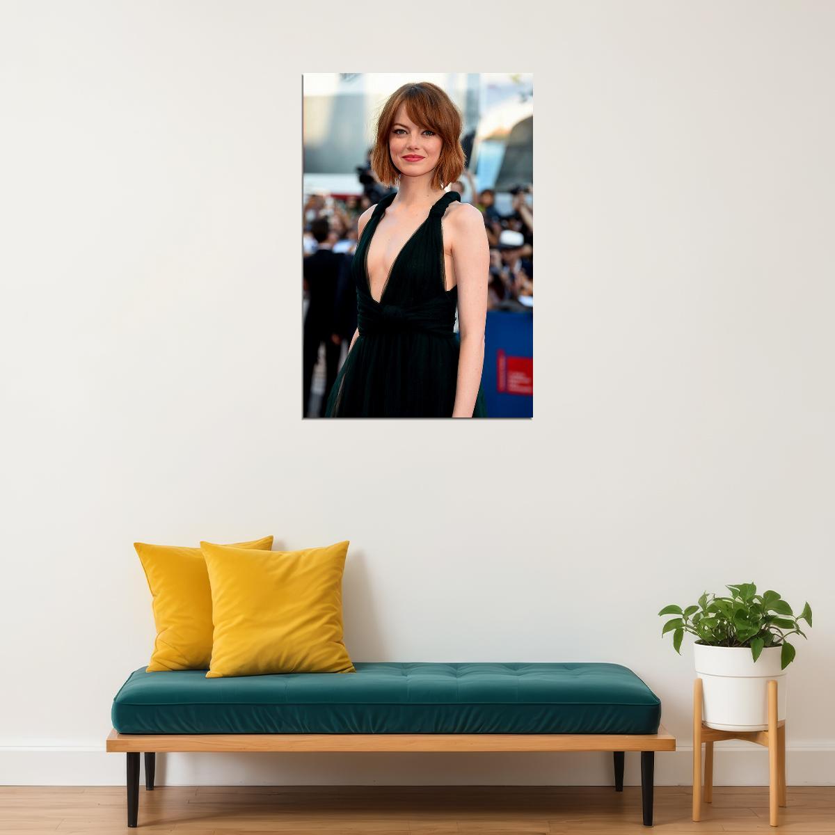 Emma Stone Celebrity Cinema Actress Artist Poster Wall Art Print Home Wall Decor - xonomax