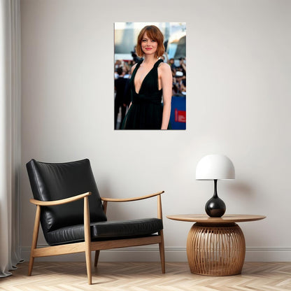 Emma Stone Celebrity Cinema Actress Artist Poster Wall Art Print Home Wall Decor - xonomax