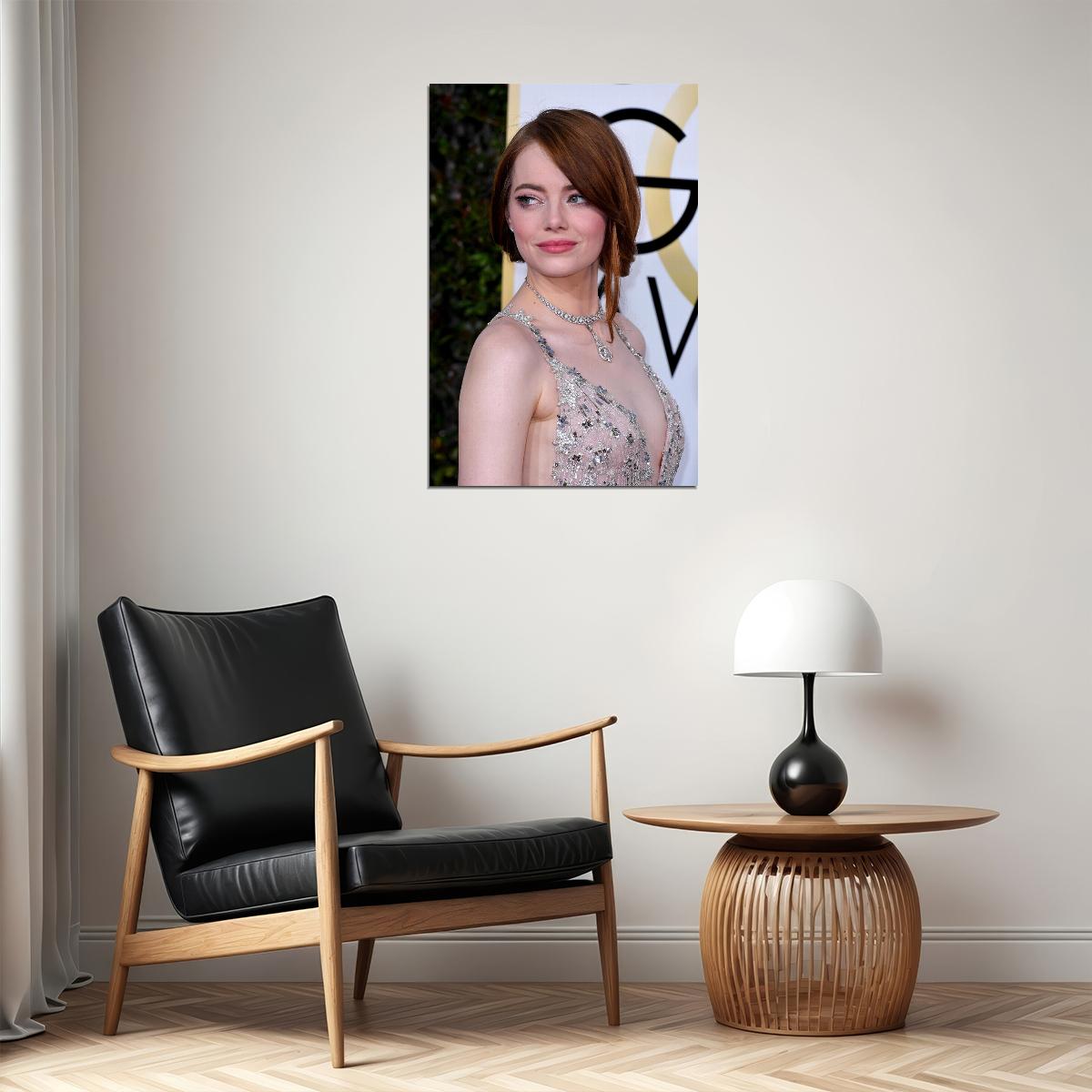 Emma Stone Celebrity Film Actress Voice Actor Poster Wall Art Print Home Wall Decor - xonomax