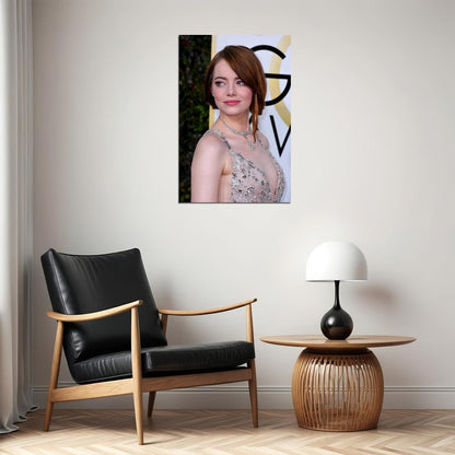 Emma Stone Celebrity Film Actress Voice Actor Poster Wall Art Print Home Wall Decor - xonomax