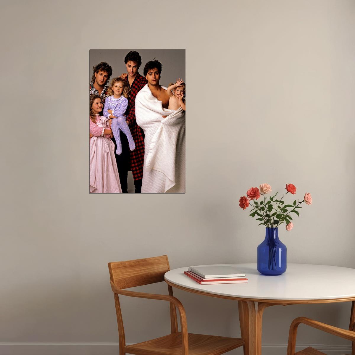 Full House 80s 90s Tv Series Comedy Drama Poster Wall Art Print Home Wall Decor - xonomax