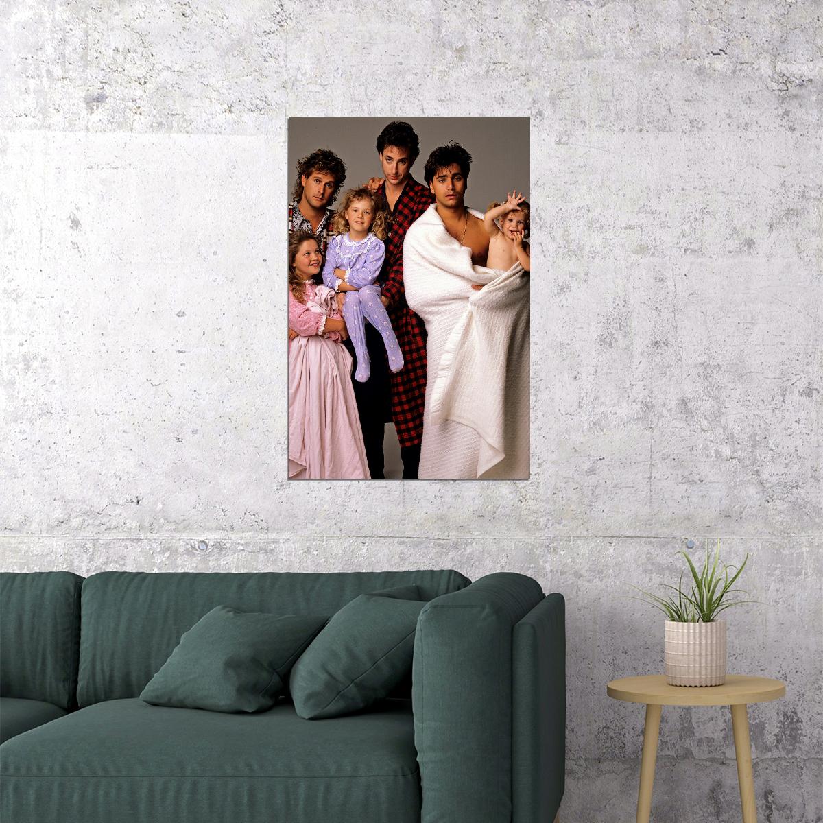Full House 80s 90s Tv Series Comedy Drama Poster Wall Art Print Home Wall Decor - xonomax
