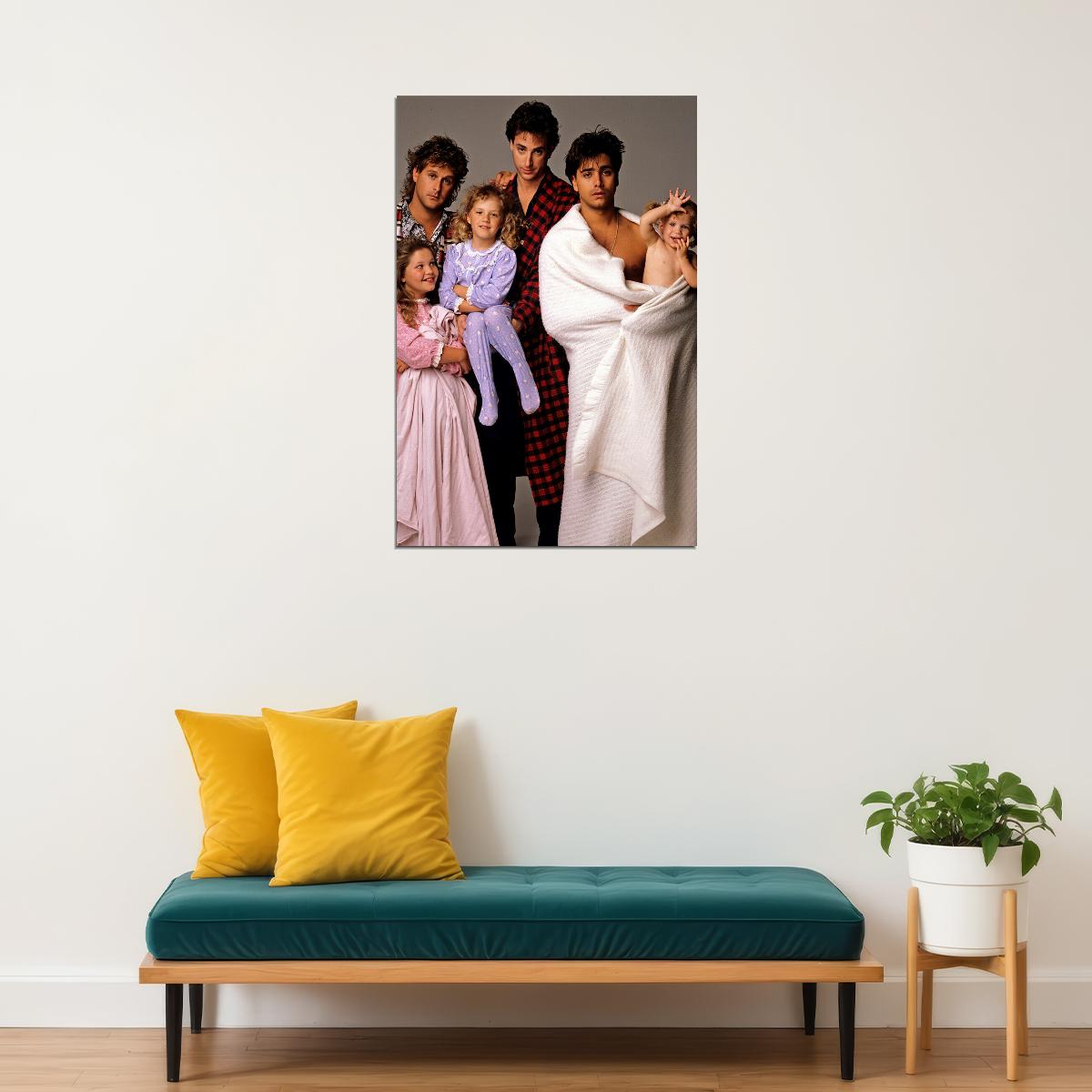 Full House 80s 90s Tv Series Comedy Drama Poster Wall Art Print Home Wall Decor - xonomax
