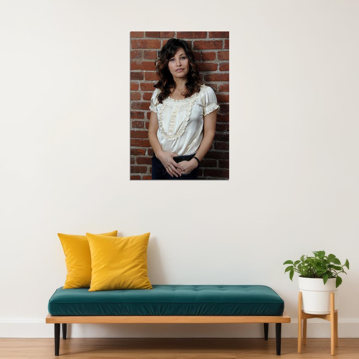 Gina Gershon 80s 90s Celebrity Actress Writer Poster Wall Art Print Home Wall Decor - xonomax