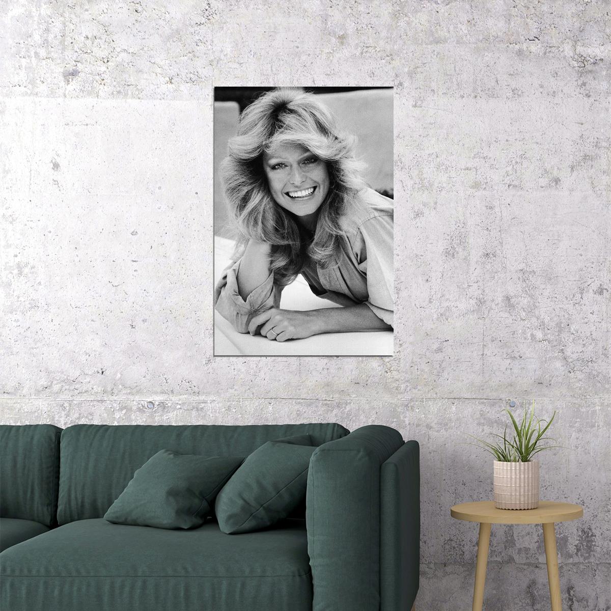 Farrah Fawcett 80s 90s Tv Series Actress Model Poster Wall Art Print Home Wall Decor - xonomax