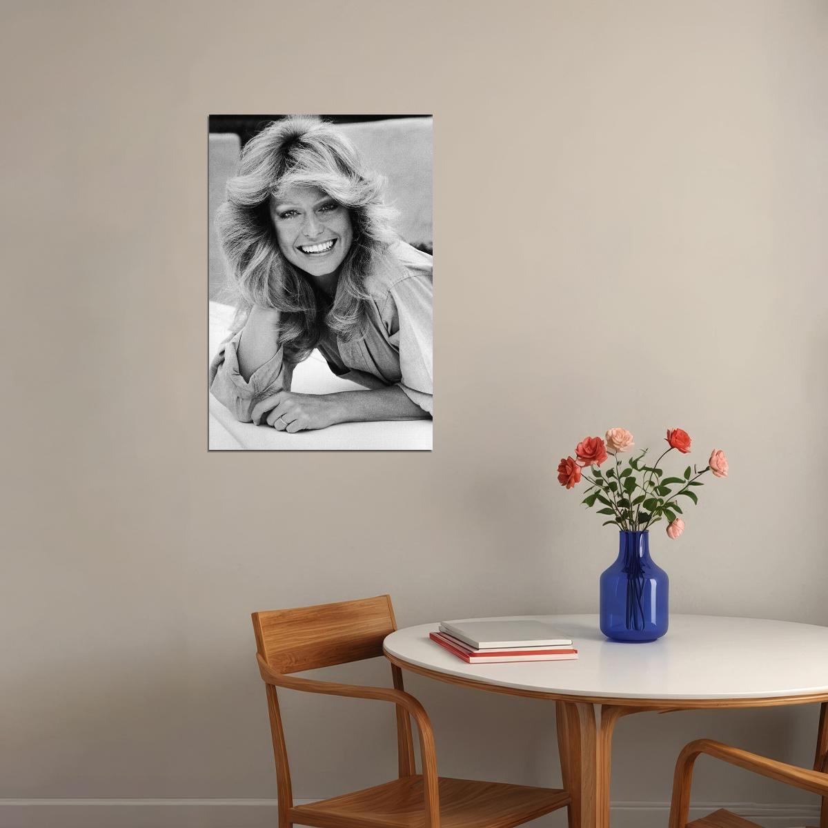 Farrah Fawcett 80s 90s Tv Series Actress Model Poster Wall Art Print Home Wall Decor - xonomax