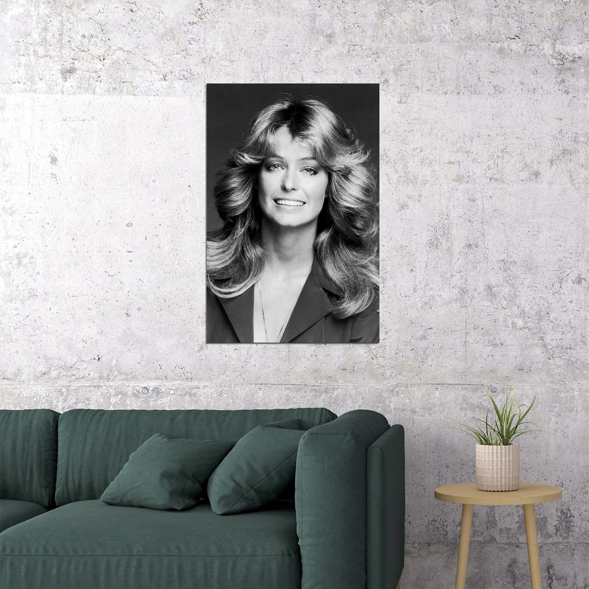Farrah Fawcett 80s 90s Cinema Actress Model Poster Wall Art Print Home Wall Decor - xonomax