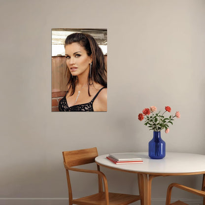 Janice Dickinson 80s 90s Cinema Actress Writer Poster Wall Art Print Home Wall Decor - xonomax