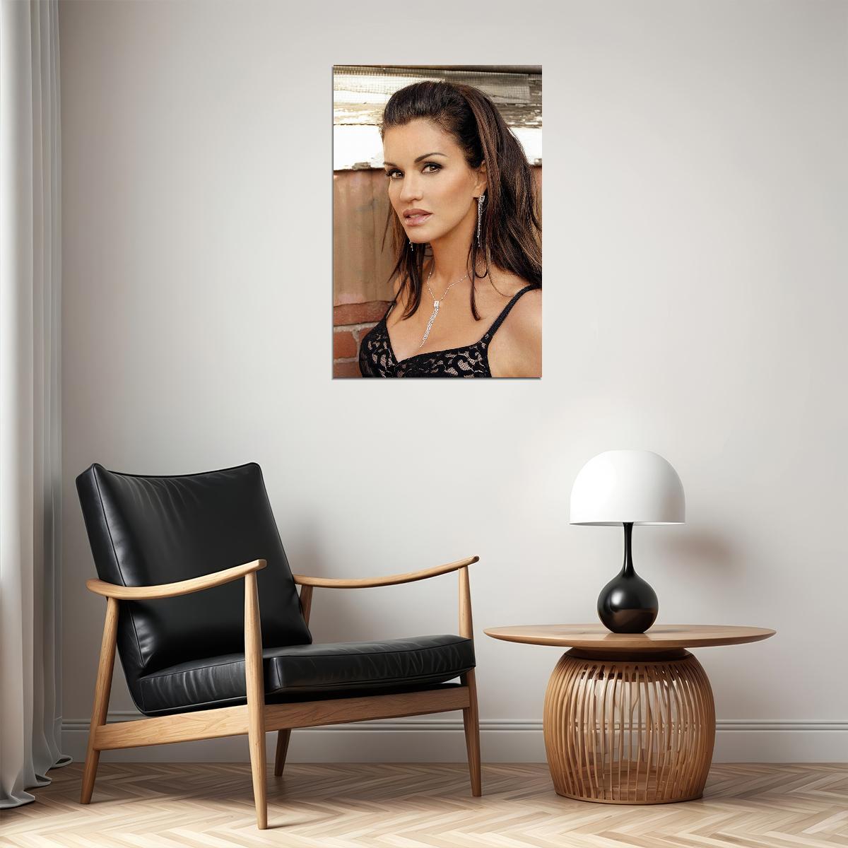 Janice Dickinson 80s 90s Cinema Actress Writer Poster Wall Art Print Home Wall Decor - xonomax