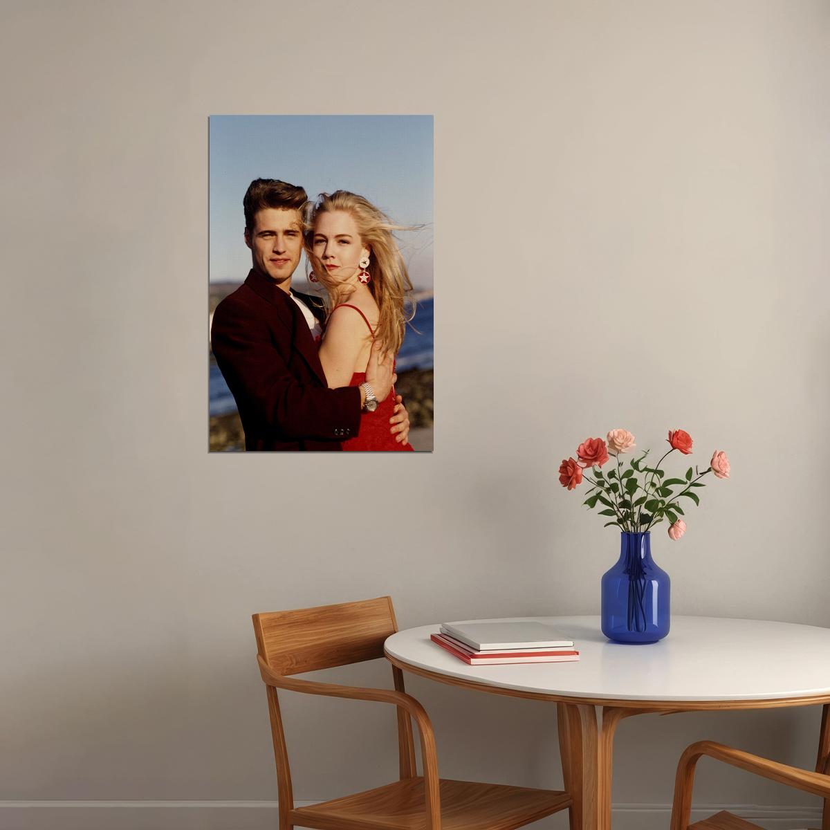 Jennie Garth And Jason Priestley 80s 90s Actors Poster Wall Art Print Home Wall Decor
