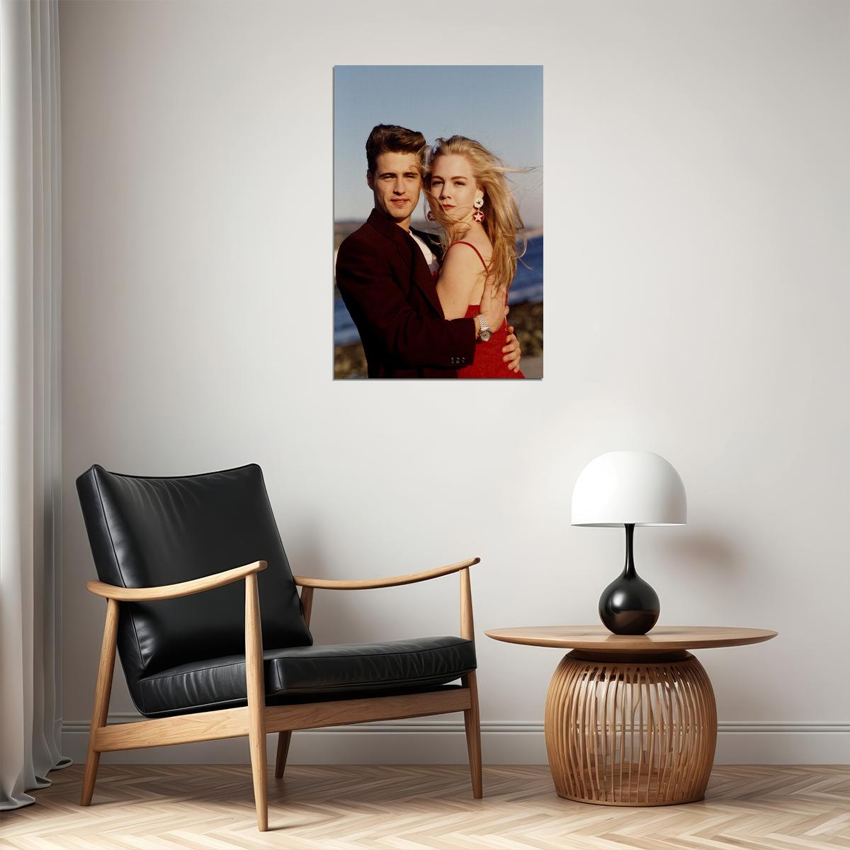 Jennie Garth And Jason Priestley 80s 90s Actors Poster Wall Art Print Home Wall Decor