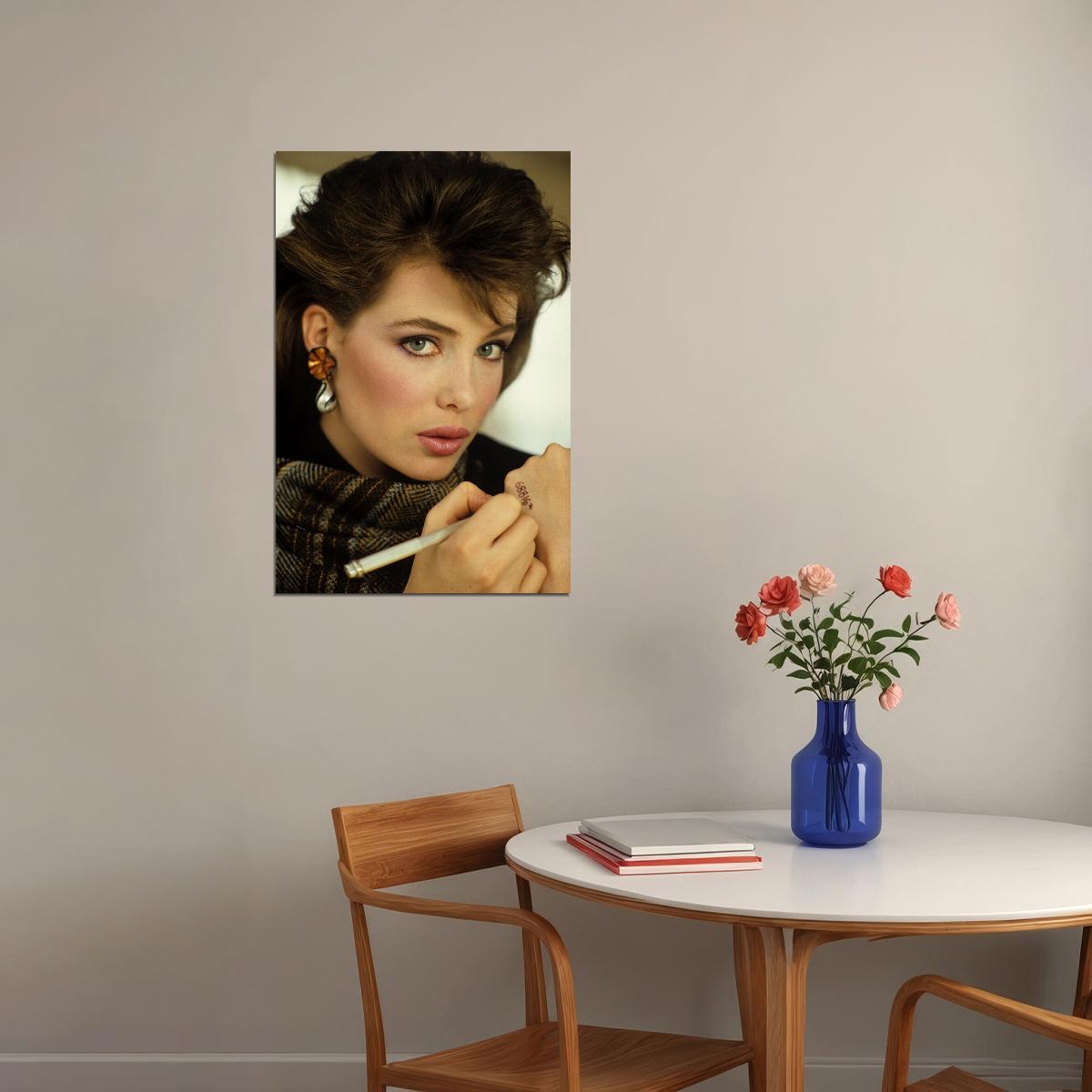 Kelly Lebrock 80s 90s Celebrity Cinema Actress Poster Wall Art Print Home Wall Decor - xonomax