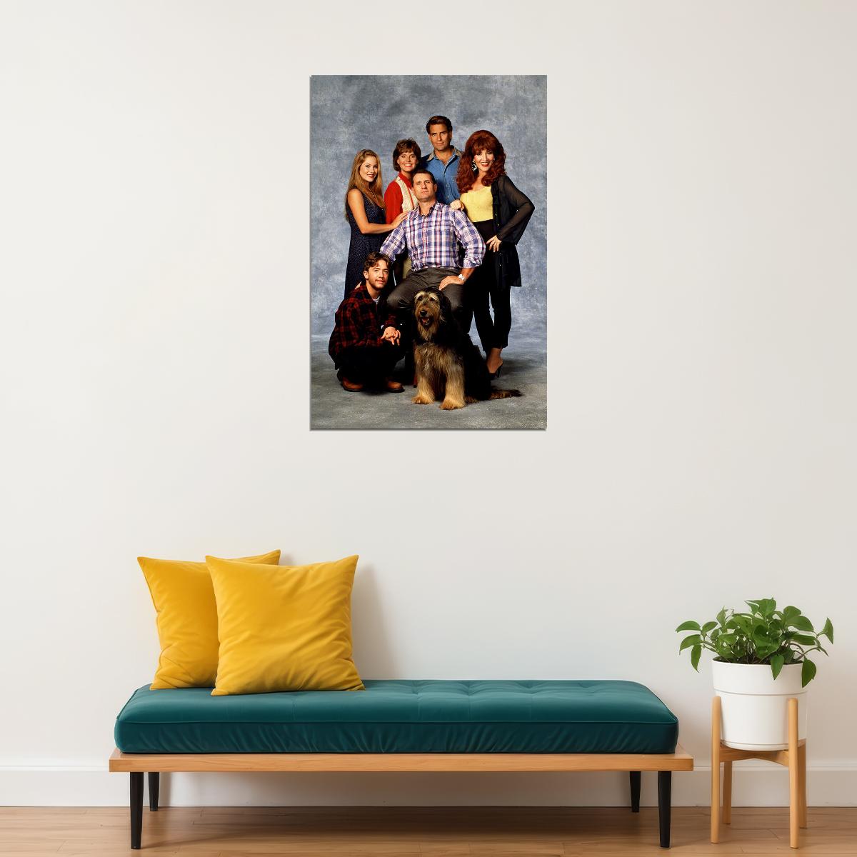 Married With Children 80s 90s Tv Series Comedy Poster Wall Art Print Home Wall Decor - xonomax