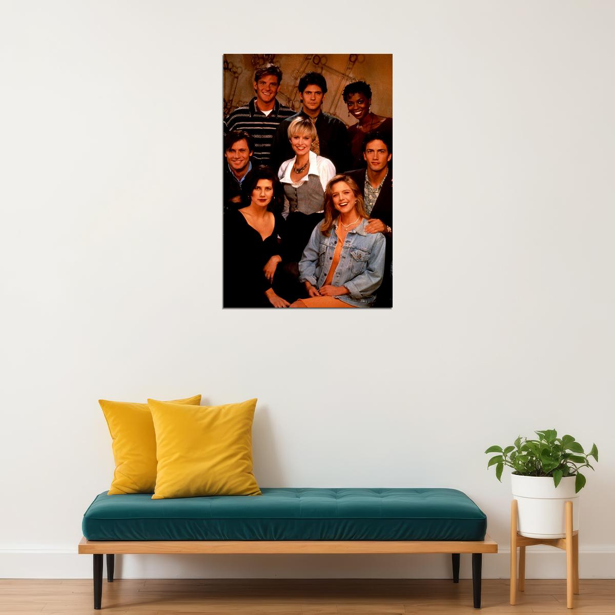 Melrose Place 80s 90s Tv Series Movie Romance Poster Wall Art Print Home Wall Decor - xonomax
