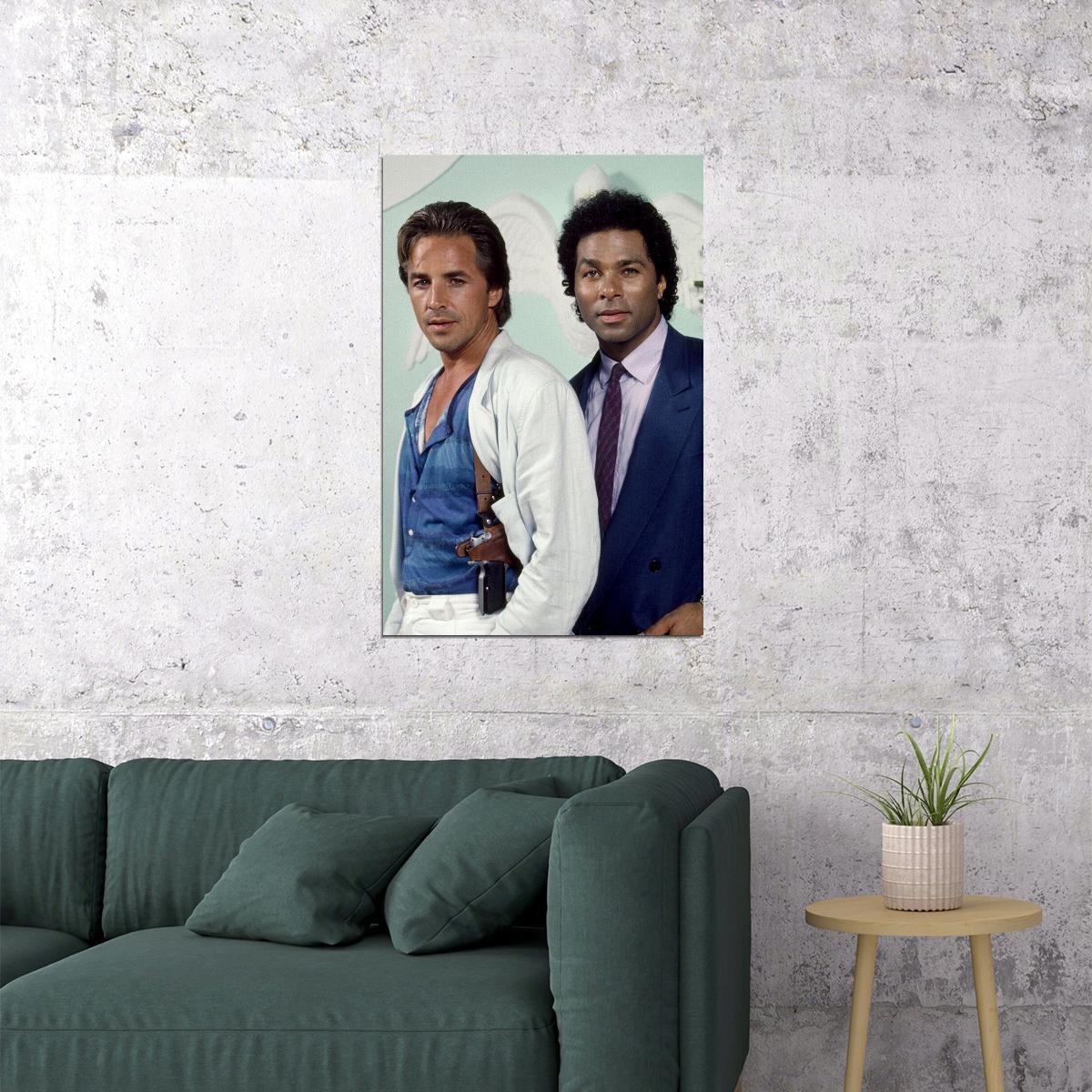 Miami Vice Show 80s 90s Teen Tv Series Movie Poster Wall Art Print Home Wall Decor - xonomax