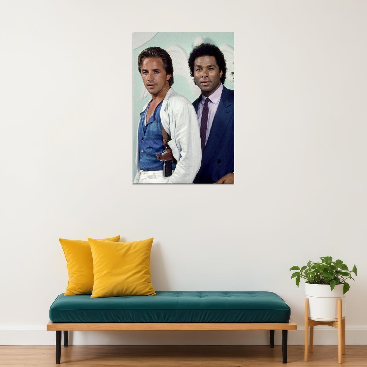 Miami Vice Show 80s 90s Teen Tv Series Movie Poster Wall Art Print Home Wall Decor - xonomax