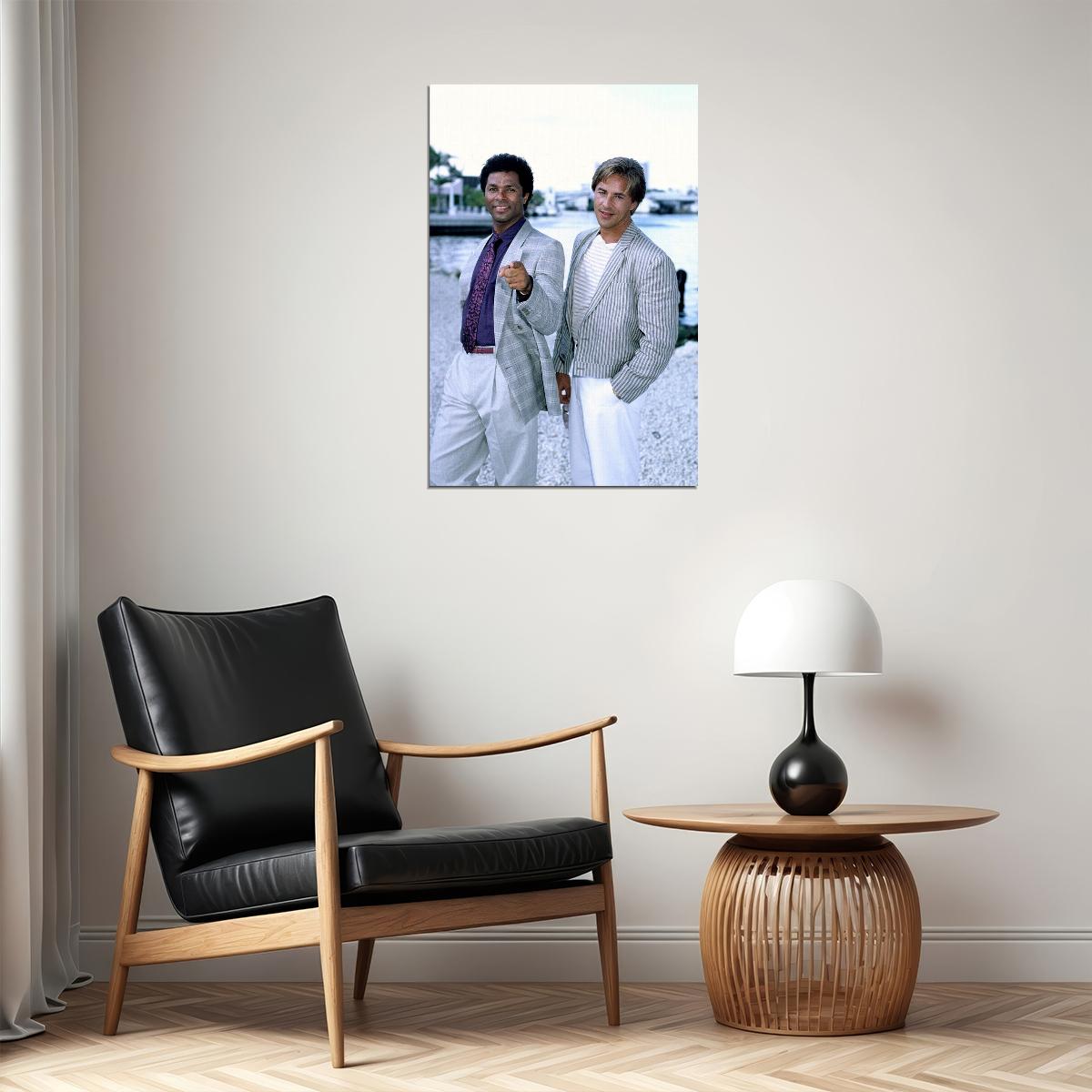 Miami Vice Show 80s 90s Teen Tv Show Movie Poster Wall Art Print Home Wall Decor - xonomax