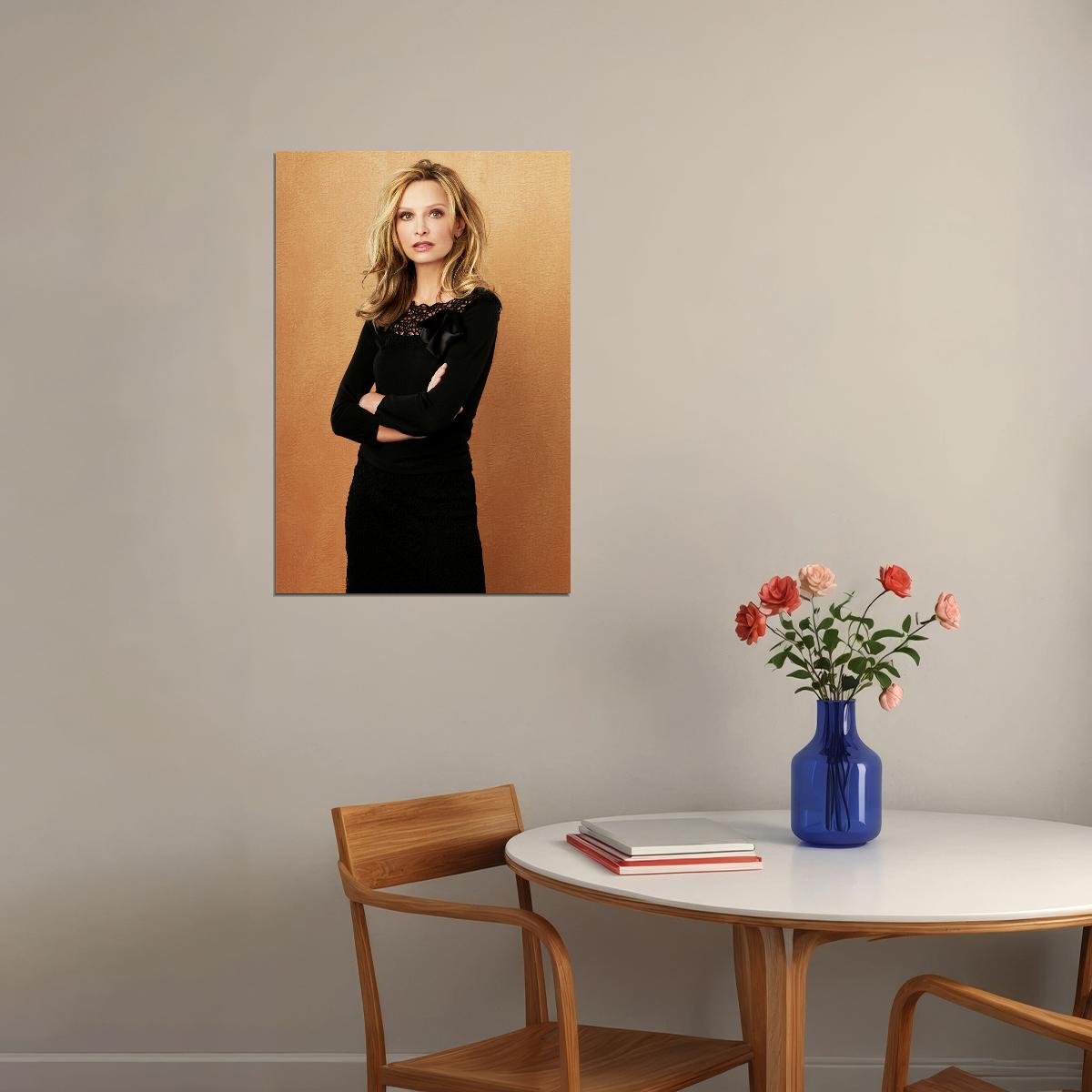 Calista Flockhart 80s 90s Celebrity Cinema Actress Poster Wall Art Print Home Wall Decor