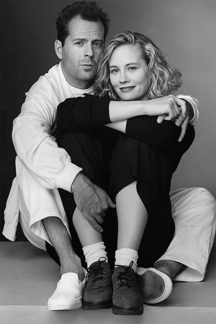 Bruce Willis Cybil Shepherd Moonlighting Actors Poster Wall Art Print Home Wall Decor - xonomax