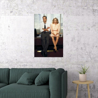 Bruce Willis Cybil Shepherd Moonlighting Actress Poster Wall Art Print Home Wall Decor - xonomax