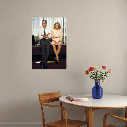 Bruce Willis Cybil Shepherd Moonlighting Actress Poster Wall Art Print Home Wall Decor - xonomax