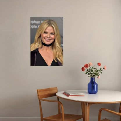 Christie Brinkley 80s 90s Cinema Actress Model Poster Wall Art Print Home Wall Decor - xonomax