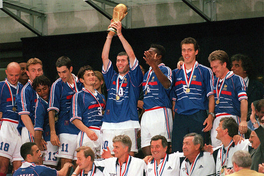 World Cup Champions 1998 France Vintage Sport Poster Wall Art Print Home Wall Decor - xonomax