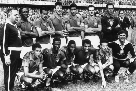 World Cup Champions 1958 Brazil Vintage Sport Poster Wall Art Print Home Wall Decor - xonomax