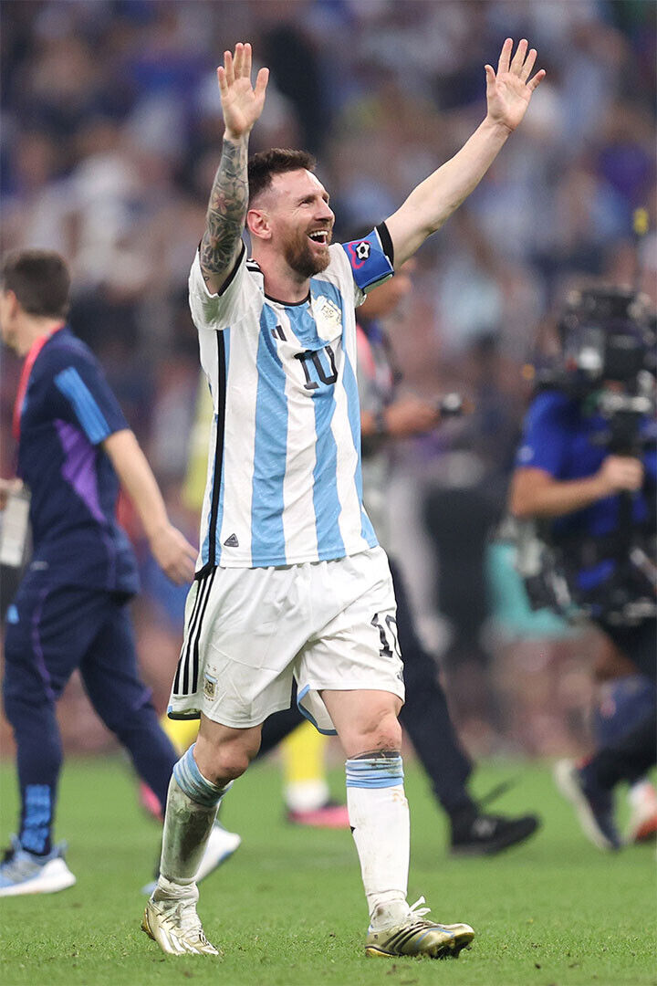 Lionel Messi Argentina National Team Champ World Cup Poster Wall Art Print Home Wall Decor - xonomax