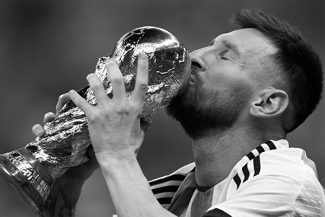 Lionel Messi Argentina World Cup Champ Poster Wall Art Print Home Wall Decor - xonomax