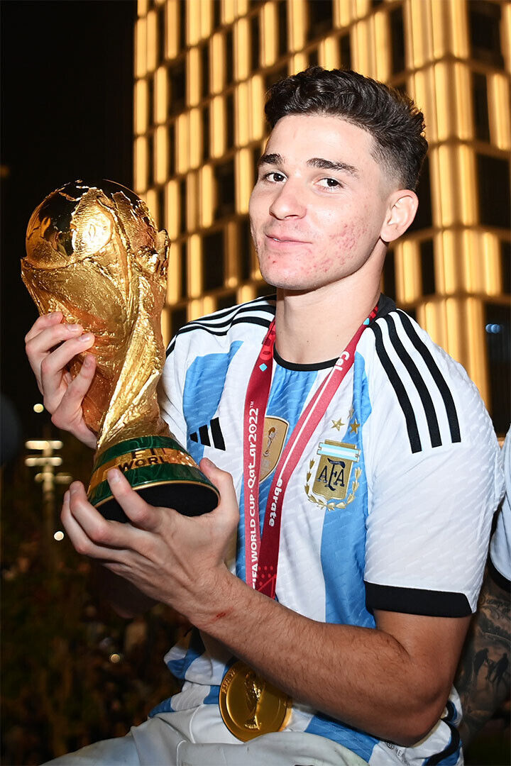 Julian Alvarez Celebration Argentina World Cup Poster Wall Art Print Home Wall Decor - xonomax