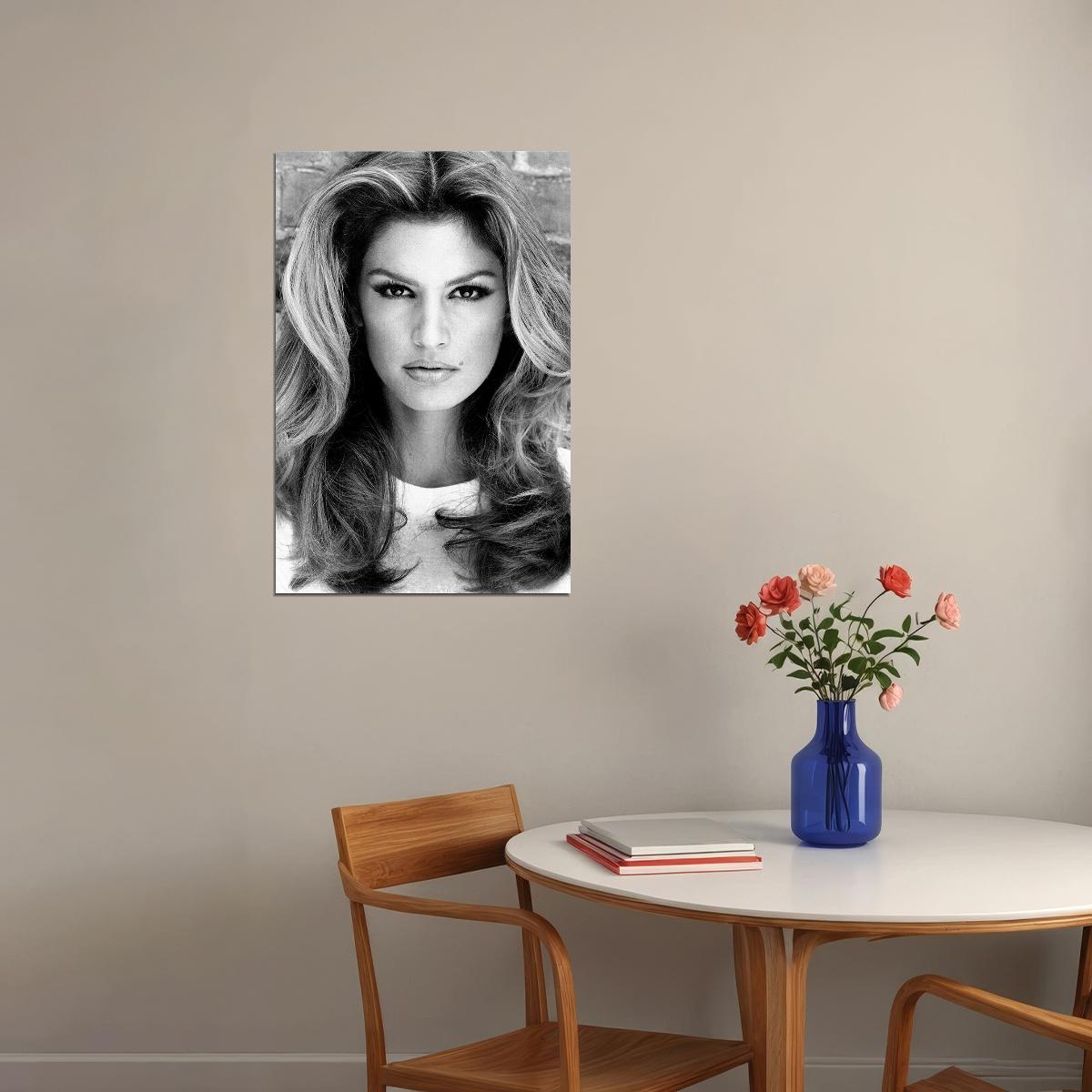 Cindy Crawford Cinema Actress Model Artist Poster Wall Art Print Home Wall Decor - xonomax
