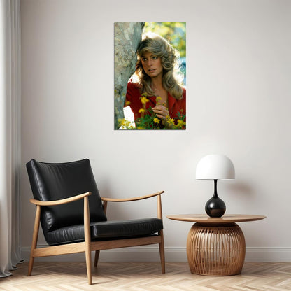 Farrah Fawcett Celebrity Theater Actress Model Poster Wall Art Print Home Wall Decor - xonomax