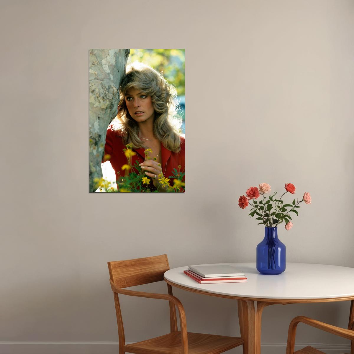 Farrah Fawcett Celebrity Theater Actress Model Poster Wall Art Print Home Wall Decor - xonomax