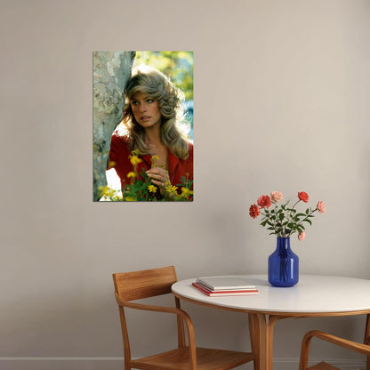 Farrah Fawcett Celebrity Theater Actress Model Poster Wall Art Print Home Wall Decor - xonomax