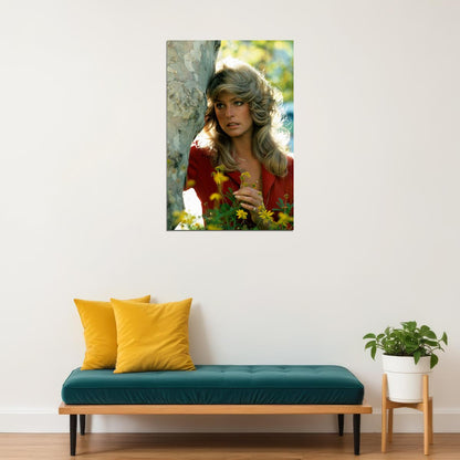 Farrah Fawcett Celebrity Theater Actress Model Poster Wall Art Print Home Wall Decor - xonomax
