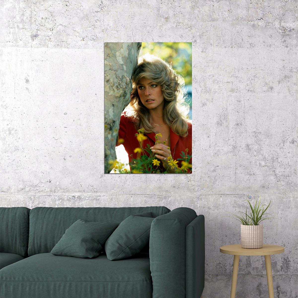 Farrah Fawcett Celebrity Theater Actress Model Poster Wall Art Print Home Wall Decor - xonomax